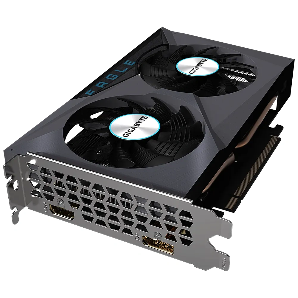 Gigabyte AMD Radeon Graphic Card RX 6500 XT 4GB DDR6 Eagle Dual Fan view 3